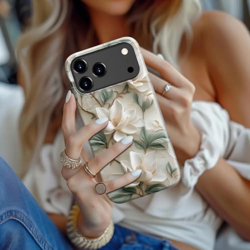 Coque iPhone 17 Pro Max fleurs magnifiques protégeant sans s'écailler