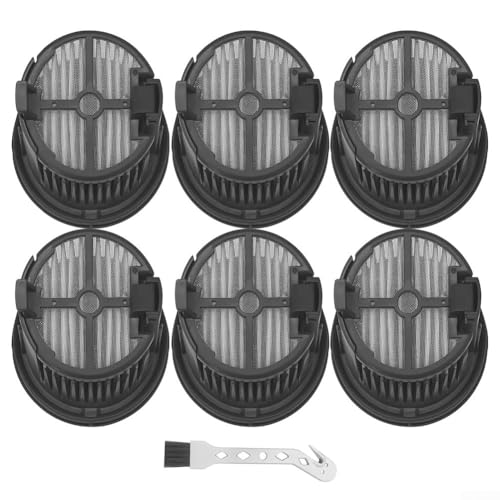7Pack Filter Replacement Kit For H14 / H14 Pro H14 Dual Wet and Dry Vacuum Cleaner, 6 Filters With 1 Cleaning Brush