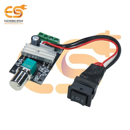 Image of Electronic Spices 6V 12V 24V 28V 3A 80W 1203BB DC Motor Speed Controller PWM Reversible Motor Driver Switch