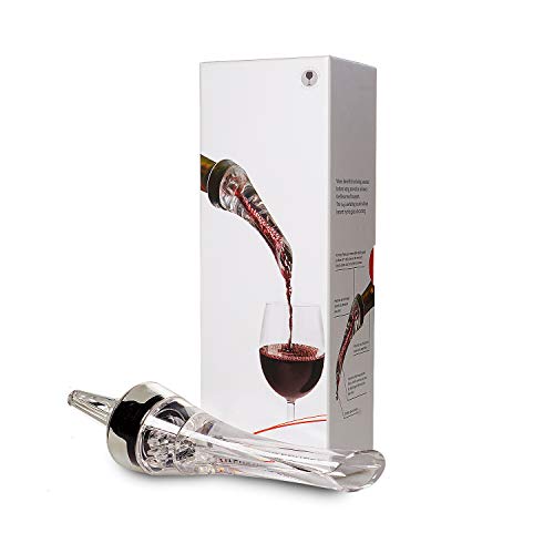 RenGard Wine Aerator - Premium Wine Pourer - Aerating Wine - Slow Mini Travel Wine Air Aerators - Wine Spout - Red White In Bottle Wine Aerator Kit - Stylish Box