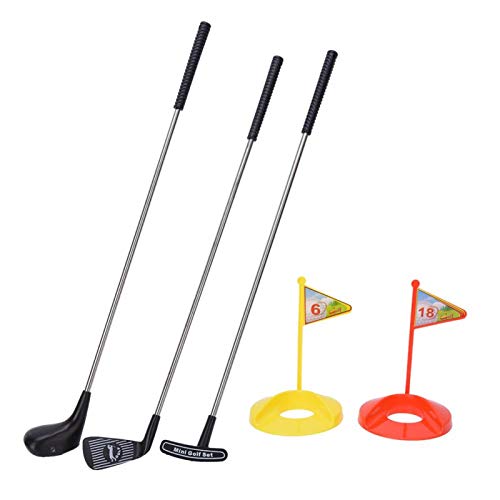 Conjunto de golfe, Conjunto de brinquedos de golfe para ambiente interno, incluindo 6 bolas de golfe