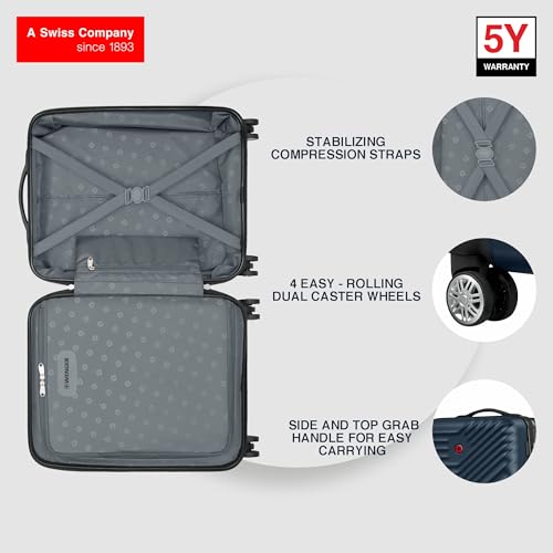 Image of WENGER, Trayn Plus, Carry-On Hardside Suitcase, Swiss Designed