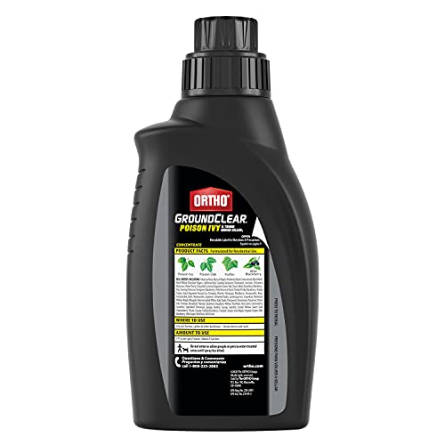 Image of Ortho GroundClear Poison Ivy and Tough Brush Killer1 - Weed Killer Concentrate, Kills Poison Ivy and Poison Oak to the Root - 32 fl. oz.
