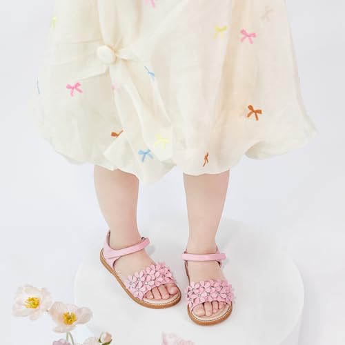 Image of Kiderence Toddler Girls Sandals Little Girls Kids Summer Shoes Toddler Sandals