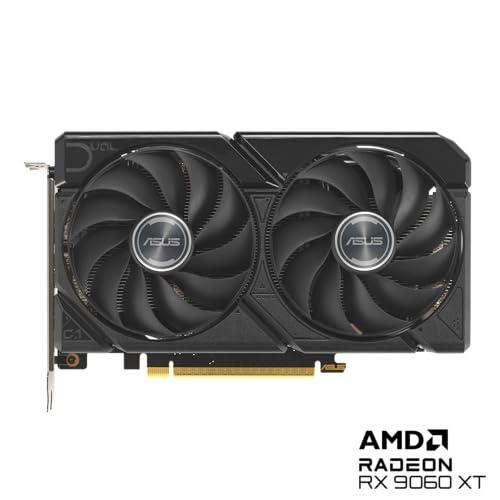 ASUS Dual Radeon RX 9060 XT 16GB GDDR6 Gaming Graphics Card | PCIe 5.0, HDMI 2.1b, DisplayPort 2.1a, 2.5-slot design, Axial-tech Fans, 0dB Technology - image 8