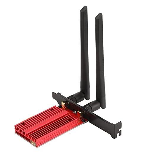Placa PCIe WiFi, 6 GHz 5,8 GHz 2,4 GHz 3000 Mbps PCIE Gigabit Bluetooth Placa de rede sem fio rápida dissipação de calor PCIE Adaptador WiFi sem fio para PC Desktop