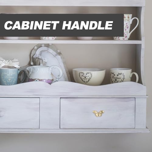 Poignée en laiton robuste Lurrose au design boutons de commode dorés