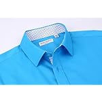 Alex Vando Mens Dress Shirts Regular Fit Long Sleeve Stretch Business Dress Shirts for Men