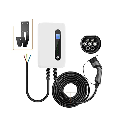 dCԏ[d 7kW Wallbox dCԏ[d ^Cv 2 vO 32A Ǌ|[dXe[V EV [d EVSE 62196 6M P[u dCԃXe[V