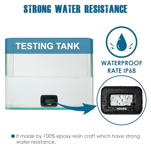 image for 2 pieces Runleader Digital Hours Counter,AC/DC 5V to 277V for Garden T