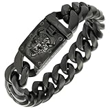 Hero Company Samurai Honor & Justice Cuban Link Bracelet - Helps Pair Veterans With A Service Dog Or Shelter Dog
