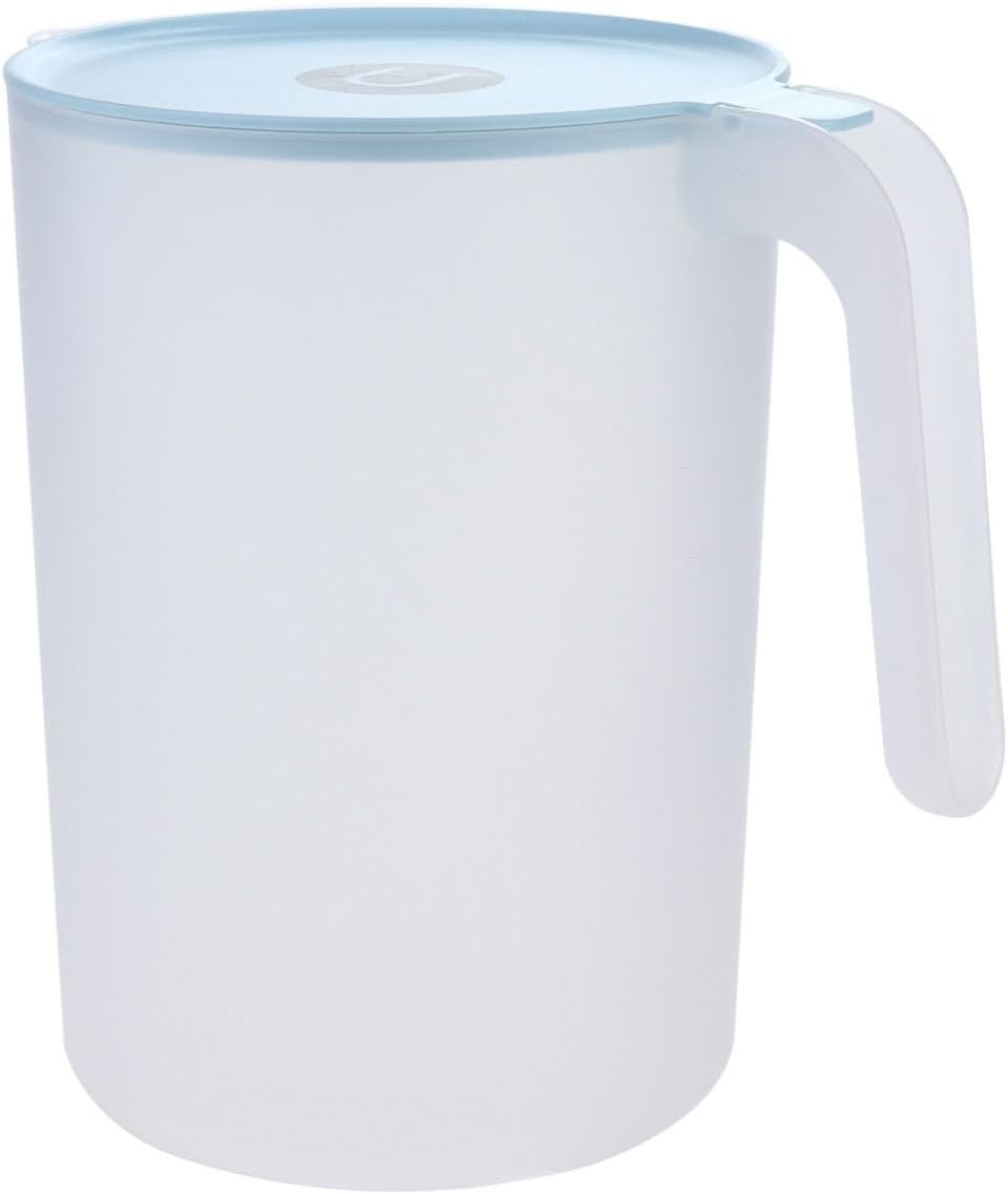 2500ml Plastic Beverage Kettle with Handle, Blue Water Jug