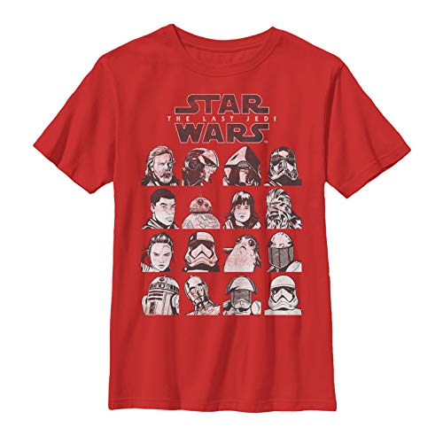 STAR WARS Boy's The Last Jedi Character Page T-Shirt