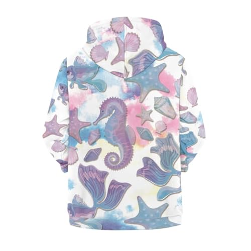 Girls Oversized Full Zip Hoodies Casual Sweatshirts Long Sleeved Jackets with Pockets3