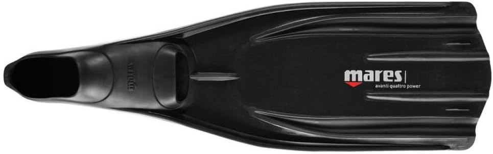 Mares Quattro Power Scuba Fins - Full Foot-Black-6.5/7.5