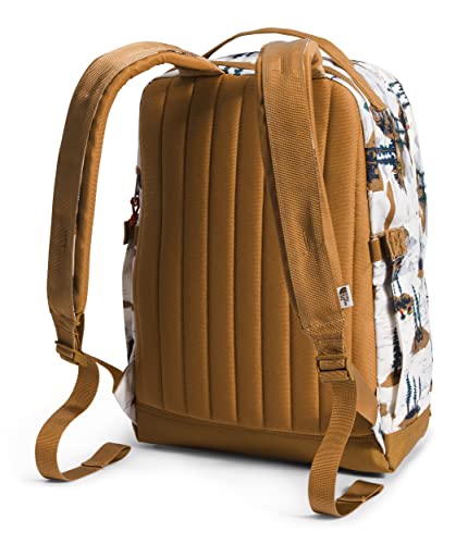 The North Face Berkeley Daypack, Gardenia White Camping Scenic Print/Utility Brown, One Size #TOP1