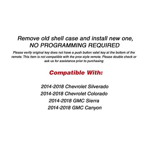 Keylessoption Keyless Entry Remote Control Car Key Fob Case Shell Button Pad Outer Cover For M3N-32337100 #TOP3