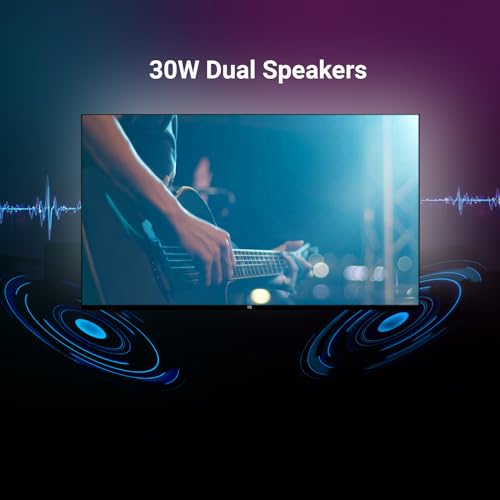 Image of IQ 110 cm (43 inches) Frameless Full HD 2GB | 16 GB IPS Panel Smart LED TV with SoundBar (Black) (2024 Model)