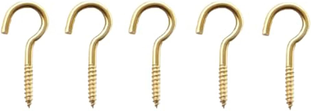 Badem10 Metal Python Screw Tensioning 21x100 Tensile Lifting Ceiling Open Mouth Hook Chandelier Hanging Kit 5 Pieces