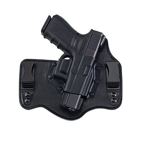 GALCO, Kingtuk Deluxe Inside The Waistband Holster for Glock 17, 19, 22, 23, 26, 27, 31, 32, 33, Right Hand (Black) (KT224B)