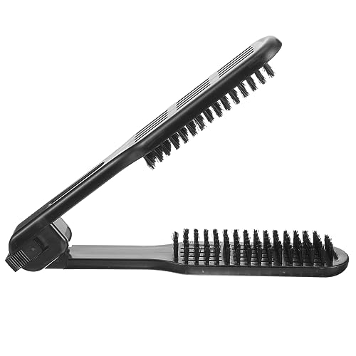 DECOMELODY Cepillo Alisador De Cabello Portátil y Ligero Cepillo De Planchado Antiestrés Para Uso Personal y Profesional Resistente Altas Temperaturas