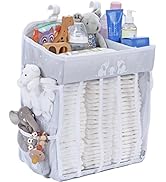 Cradle Star XL Hanging Diaper Caddy - Changing Table Organizer / Diaper Organizer for Nursery - B...