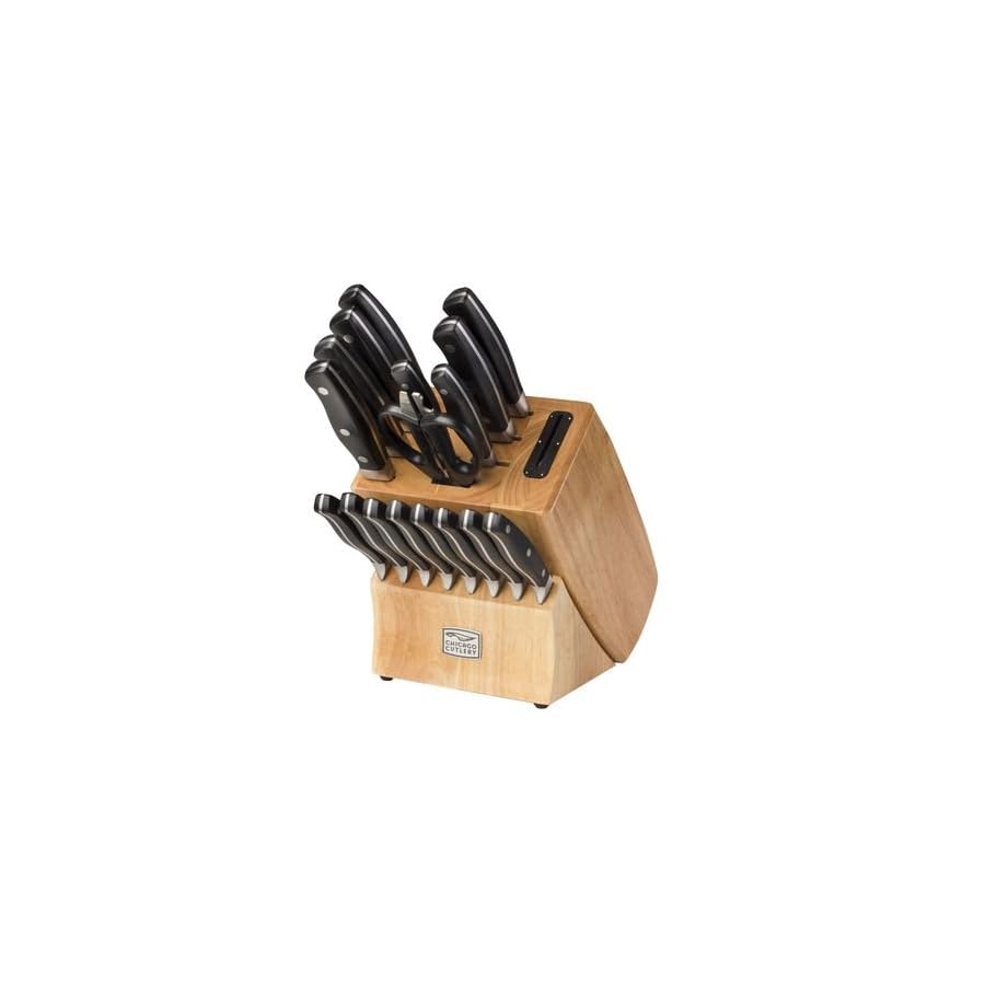 Chicago-Cutlery-Insignia2-18-Piece-Knife-Block-Set-with-In-Block-Knife-Sharpener Chicago Cutlery Insignia2 18-Piece Knife Block Set with In-Block Knife Sharpener