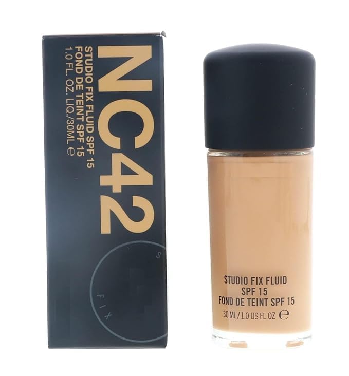 Image of M..aa..ccc Studio Fix Fluid Spf 15 Professional Waterproof Liquid Foundation For Face, Oil-Free 24-Hours Longlasting Mini Foundation For Women,Girls,Unisex (42)