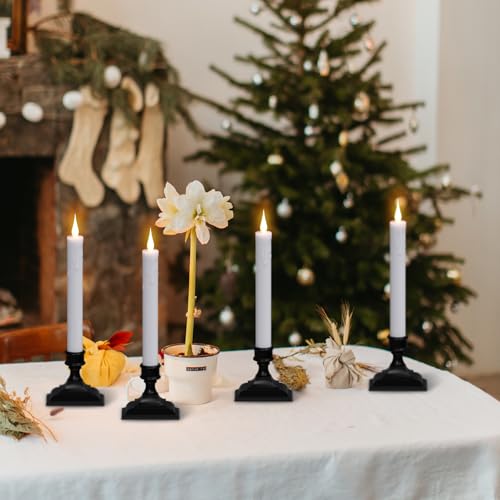 Image of Wondise Flameless Window Candles with Timer & Remote, Battery Operated LED Flameless Flickering Holiday Candles with Removable Holder and Suction Cups for Christmas Thanksgiving Home Decoration