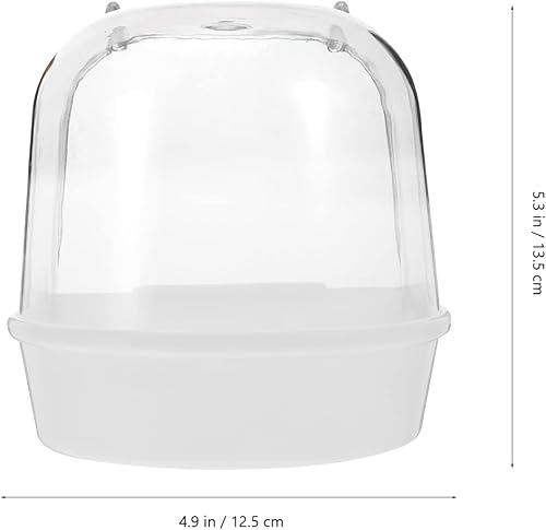 Miniatura 2 de Cubierta para jaula de pájaros, baño para pájaros enjaulado, baño para pájaros multijaula cubierta para novias pequeñas, periquitos canarios, loro