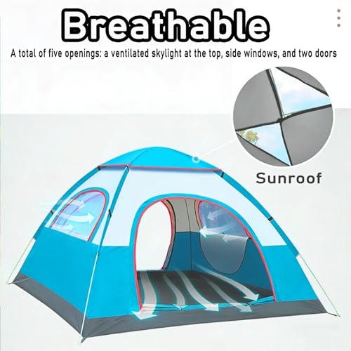 Carpa instantánea pop up para 3-4 personas, resistente al agua y UV miniatura 7