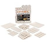 Hynec Premium Möbelschoner Filzgleiter Selbstklebend - Filzgleiter für Stühle, Bodenschoner für Stühle, Möbelgleiter Parkettschoner, Möbelgleiter Filz - 106 Teile 7 Größen Filzgleiter Set