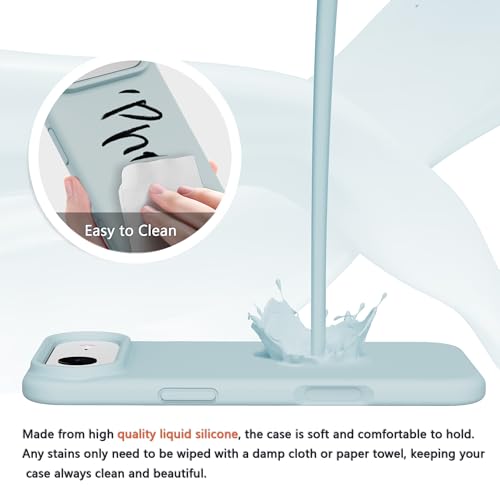 Image of iPhone air Case Silicone,Soft Microfiber Lining(Cloud Blue)