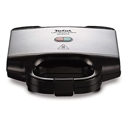 Tefal Ultracompact Sandwichmaker, für dreieckige Sandwichtoasts, antihaftbeschichtete Platten, leichte Reinigung, kein Anbrennen, 700W, Sandwich-Grill, 26.5 x 12 x 26 cm, SM1552 – Bild 3