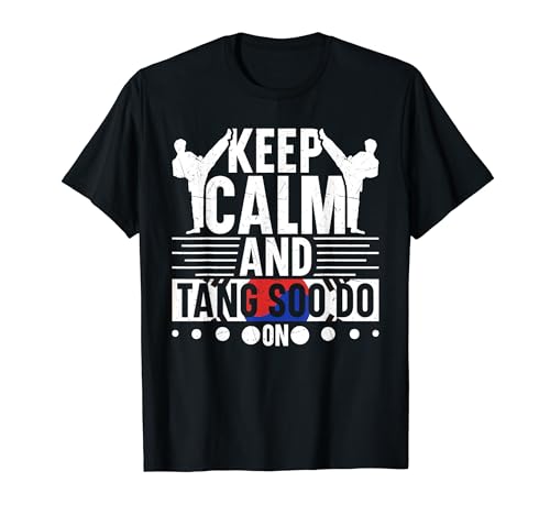 Tang Soo Do Dojang Cinturón Negro Coreano Artes Marciales Coreanas Camiseta