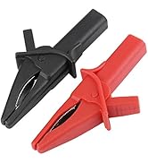 Krokodilklemmen 2 Stücke Fitting von DSO3064 HT18A Große Delphin Gator Clips Rot + Schwarz für Os...