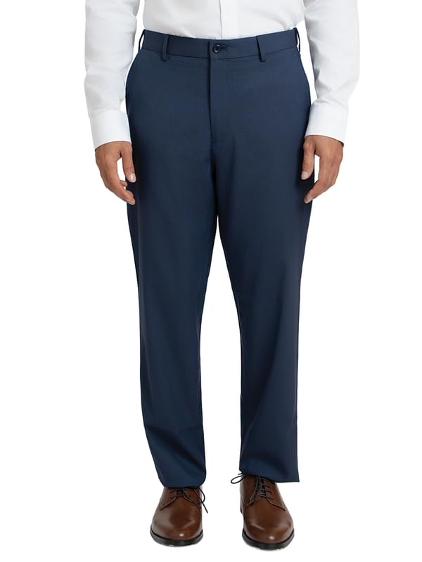 Luxury PV Lycra Stretchable Formal Pants for Men | Stylish Relaxed Fit Men's Wear Trousers for Office or Party | Mens Fashion Dress Trouser Pant-image-5