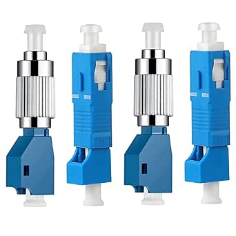 Adaptador De Fibra Óptica FC A SC Monomodo - Conector Híbrido Simplex, 9/125µm, Para FTTH Y Mediciones