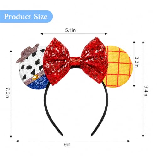 Image of FANYITY Mouse Ears Headbands for Girls Women Boys Party (TG-JXM)