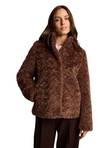 TOM TAILOR Veste imitation fourrure camel - vue 3