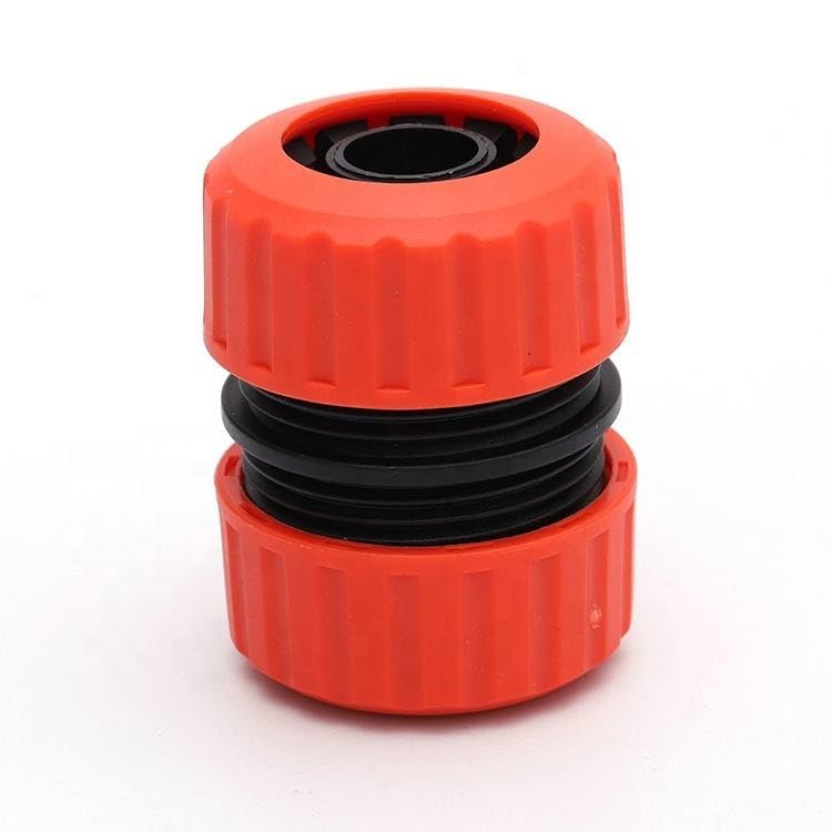 Dolphy 1 inch Garden Water Hose Connector, Quick Connectors for Hose to Pipe, Plastic- Orange-picture-23