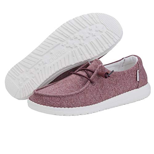 Image of HEYDUDE Women's Wendy Chambray | Women's Shoes | Women's Lace Up Loafers | Comfortable & Light-Weight