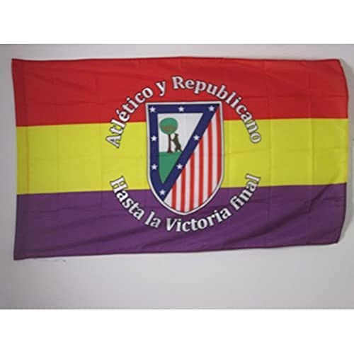AZ FLAG CR_481 Spanish Republican Atlético de Madrid con Funda para Vástago, 150cm X 90cm