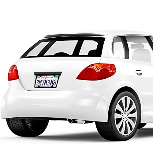 Black Anti Theft License Plate Screws,Stainless Steel Rustproof Security Bolts Fasteners For Front Rear Car Tag Mount- M6 Locking Hardware,With Matte Black Caps Covers, Insert Nuts,Car Tire Valve Cap #TOP5