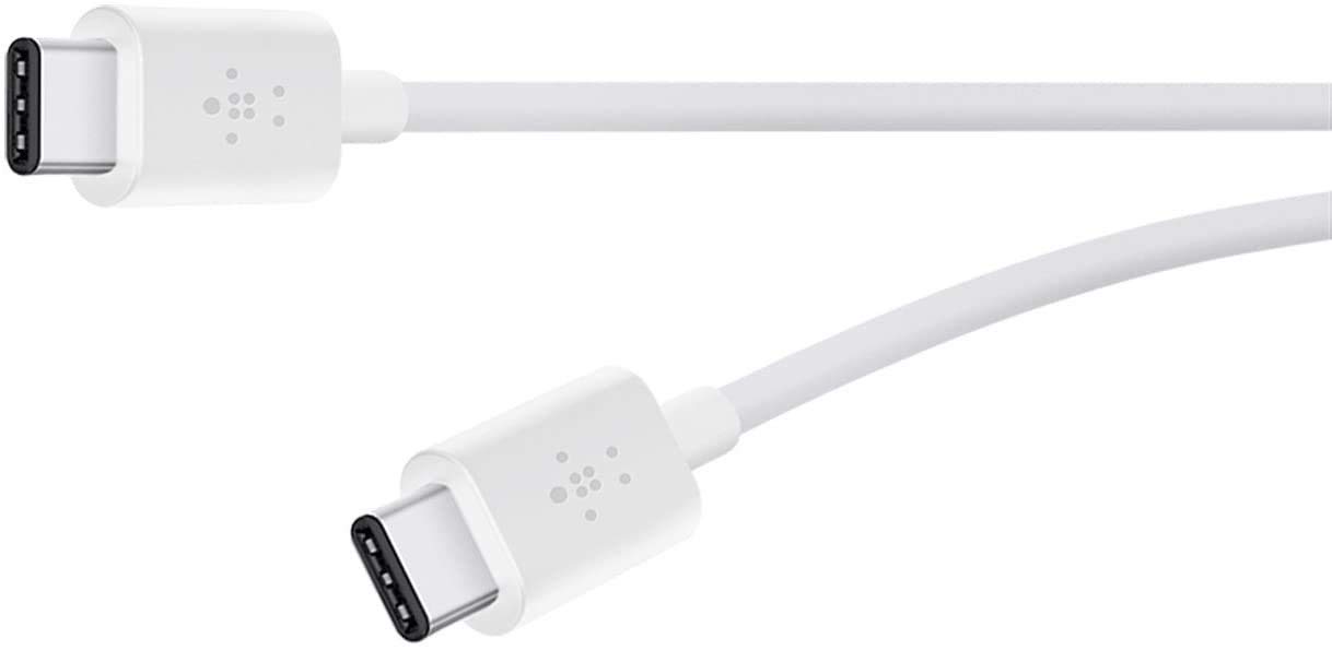 Belkin Caricatore da Casa Universale da 45 W/USB-C, Cavo da USB-C a USB-C da 1.8 m Incluso, Ricarica Standard Compatibile con Google Pixel 2/2L, Samsung Galaxy S8/S8+/S9/S9+/Note 9 e iPad Pro
