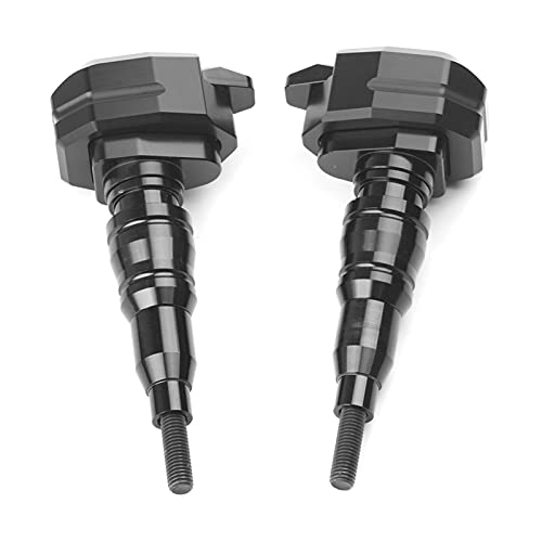 Für Aprilia MANA 850 GT 2009-2015 Motorrad Fallschutz Slider Verkleidungsschutz Anti Crash Pad Protector Zubehör Anti-Herbstrahmen-Schieberegler (Farbe : Schwarz)