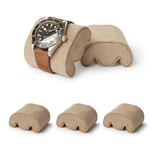 TAWBURY Fraser Watch Case Pillows - Pack of 3 Small Replacement Pillows for our Fraser Taupe Leather Watch Cases | 'M' Shaped Pillows Designed to fit 14.5cm - 17cm Wrists