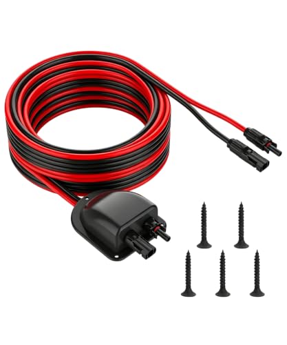 10Ft Solar Cable Entry Gland with 10AWG Solar Extension Cable