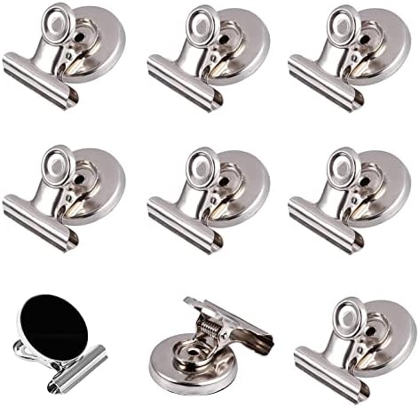 Yunpo tech 10 Pieces Fridge Magnets Clips Strong Refrigerator Magnets Clips for Kitchen Fridge Photo Displays Home School Whiteboard Magnetic Clips