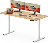 TABLERO ENTERO Y ESTILO MODERNO – Con un tablero de una sola pieza de 100 x 60 cm, este escritorio ofrece una superficie estable y duradera. El diseño sin uniones no solo mejora la resistencia, sino que también aporta una estética limpia y elegante, ...